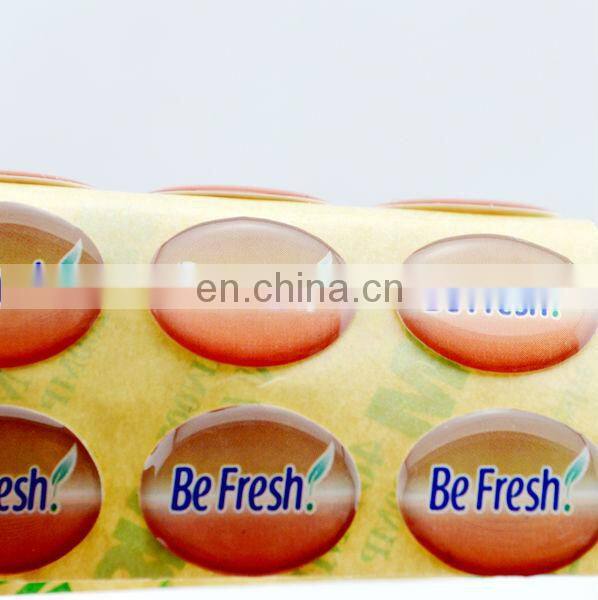 epoxy self adhesive sticker,epoxy sticker resin sticker,epoxy dome label