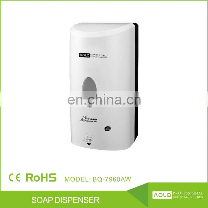 Unique refillable stainless steel elbow handwash soap and shampoo dispenser