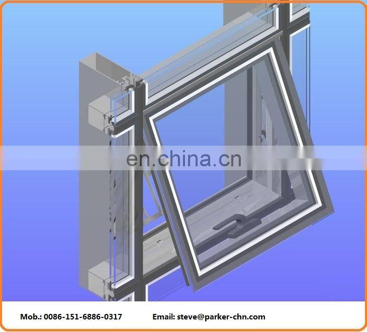 CNC Three axis Machining Center for curtain wall