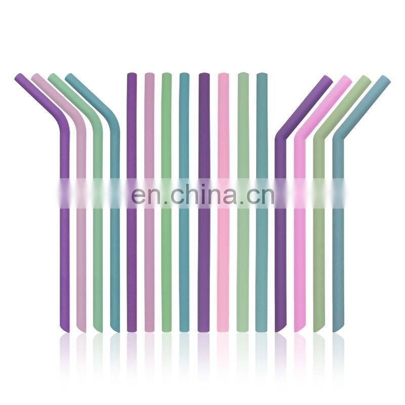 High Quality Colorful Silicone Drinking Straws