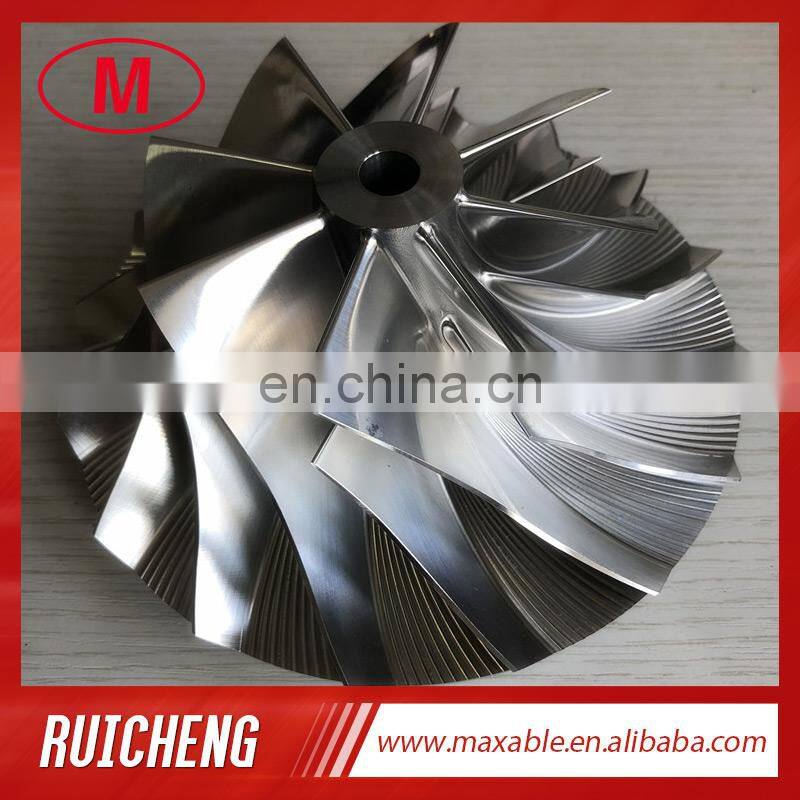 HX82 4048020 UPGRADE 97.50/152.04mm 8+8 blades Turbo milling/aluminum 2618 /billet compressor wheel