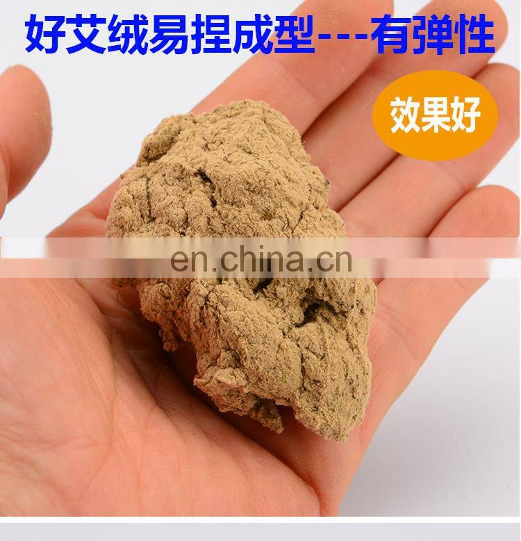 Natural wormwood extract moxa wool made from moxa leaf