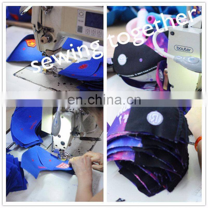 Custom made black embroidered patch boy snapback caps