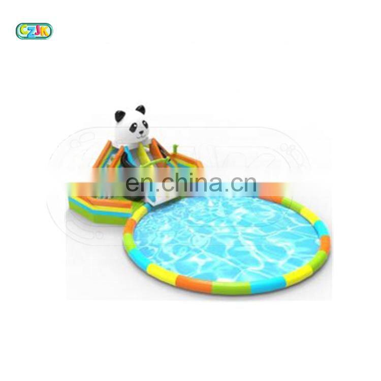 Animal panda china commercial inflatable water park for sale