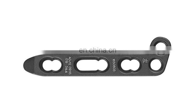 Locking compression L plate for dorsal distal radius oblique orthopedic implants