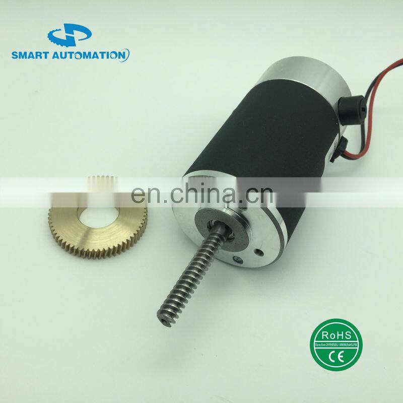 Customized Special Worm Shaft Dc Motor Brushed with Replaceable Brushes