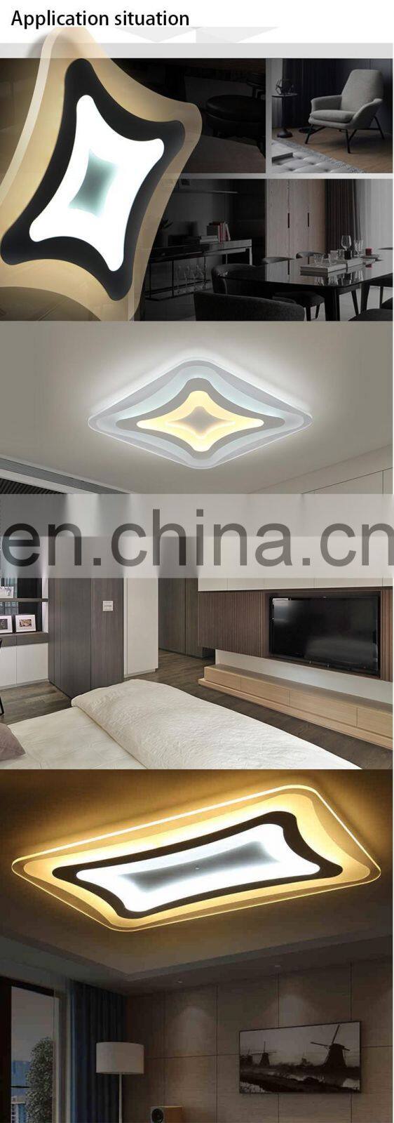 new products Rectangle 72W ceiling lights for living room
