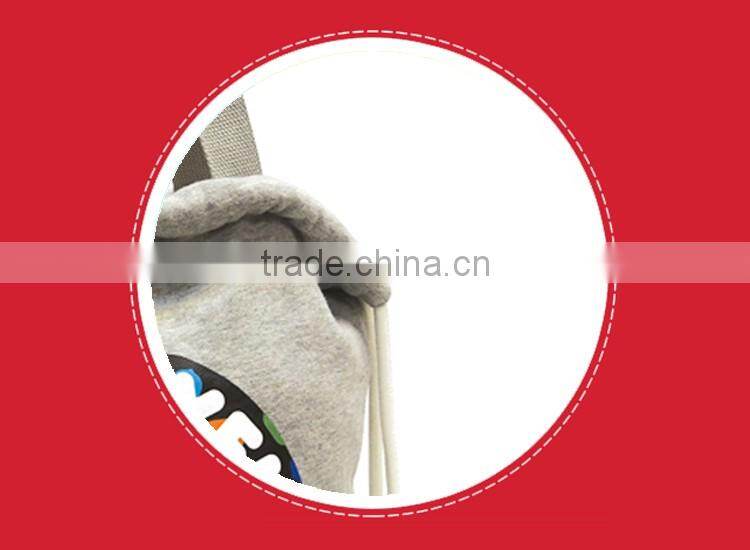 Fashion cute B.Duck polyester reversible custom pull string bag