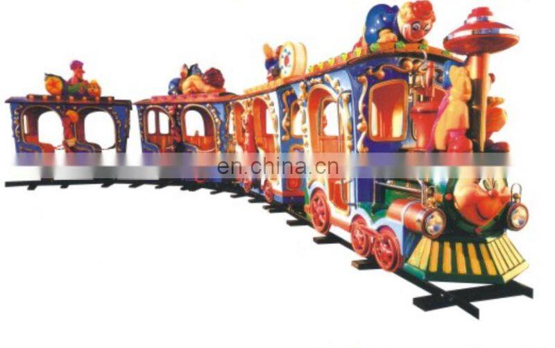 2019 Popular Amusement Park Ride On Electric Track Train For Sale