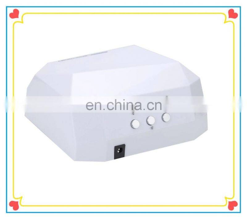 75W UV LED Nail Lamp Dryer Curing Lamp for Gel Polish with 36 Dual Light Source LEDs