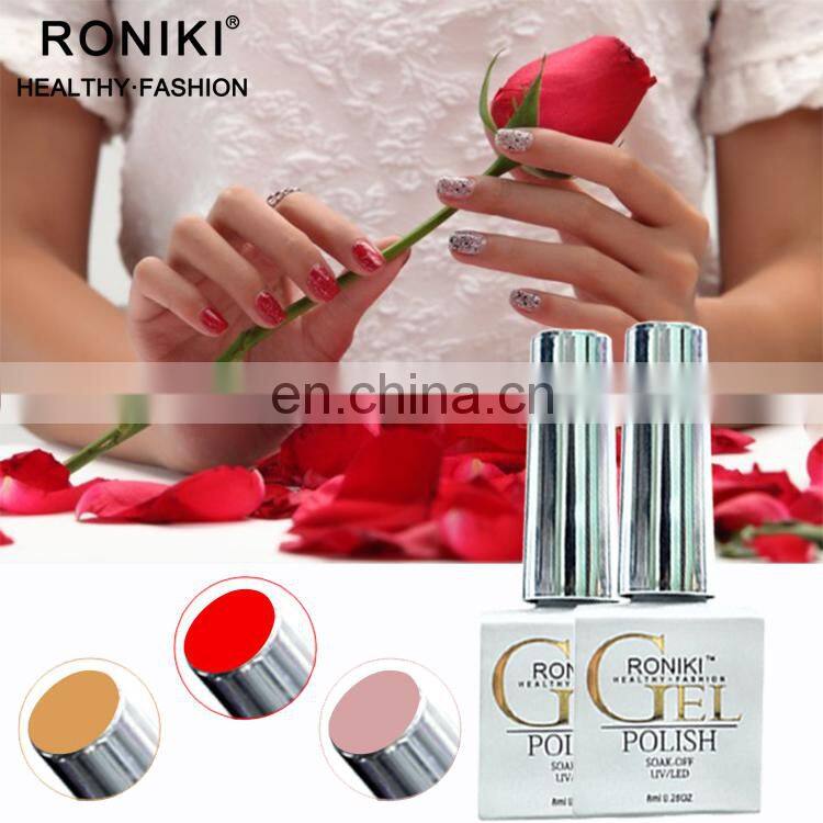 RONIKI Original manufacturer 15ml bottle nail art design uv gel nail polish