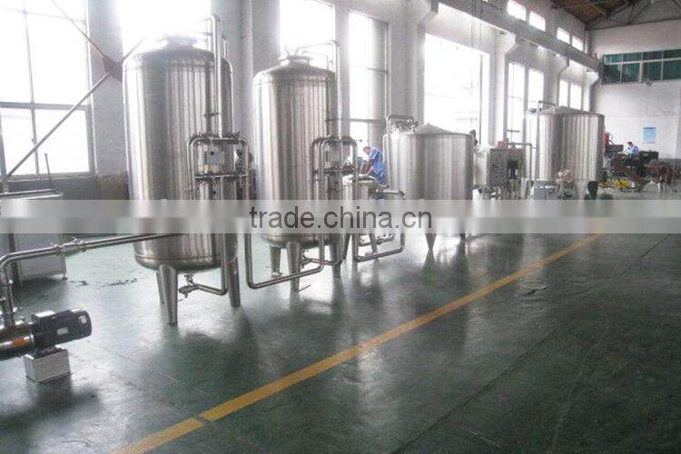 Complete mineral water treatment plant