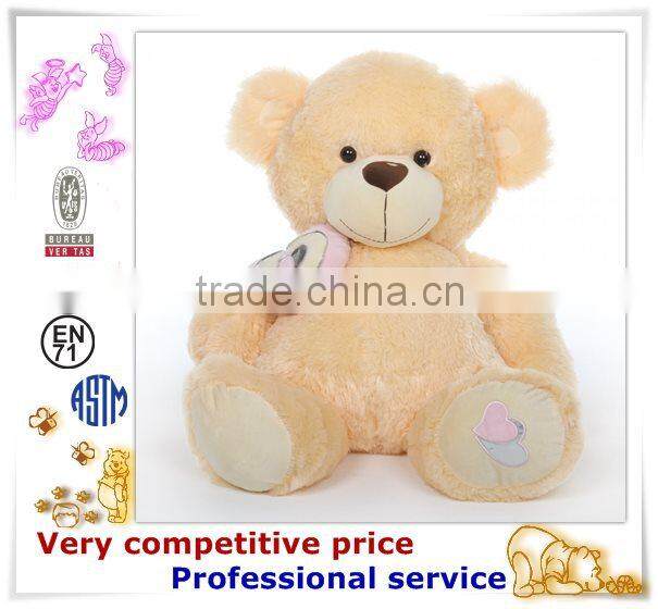 Custom production animal plush toy big cute teddy bear