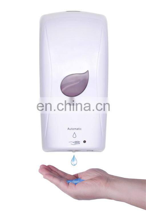 Sensor Battery Operating 1000ml Refillable Bottle Hospital Automatic Hand Sanitizer Gel Dispenser