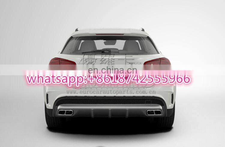 GLA class X156 GLA45 body kit for GLA200 GLA220 GLA260 to GLA45 front bumper rear bumper