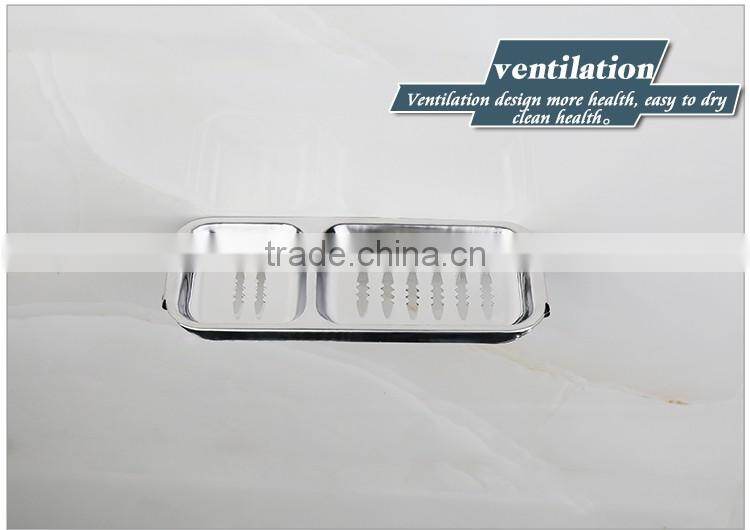 WESDA bathtub soap dish silver square stainless steel soap two dish bathroom sets metal soap holder/Soap Dish/Soap Basket