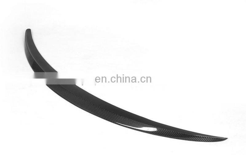 A Type Carbon Fiber Rear Trunk Spoiler Lip for Mercedes Ben z C Class W205 2015