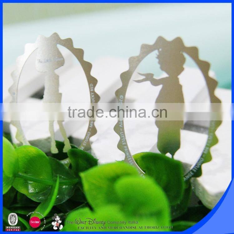 Without mould cost custom any shape bookmark with color painted