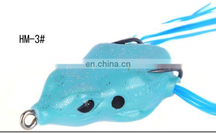 Hot sell 7g 9g 10g soft fishing lures topwater saltwater soft plastic fishing lure frog bait