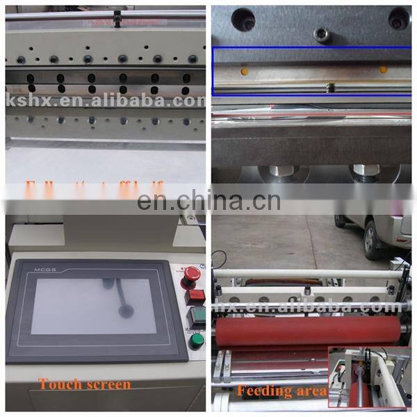 Computerized Industrial Roll To Sheet Cutting Machine Servo Motors