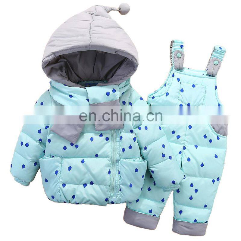 Wholesale Winter Jackets Children's girls children's down jacket suit girls'Prom Bangladesh China market new products