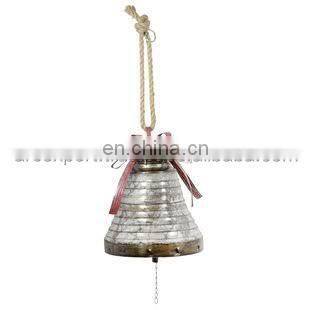 metal white christmas bell