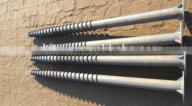 Custom made solar ground screw