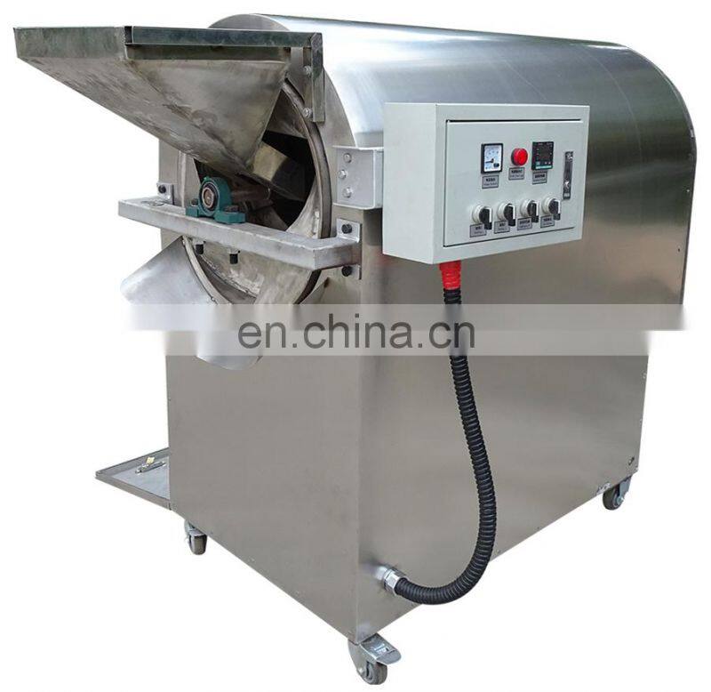Automatic stainless steel nut roasting machine auto roasted nuts rotary roaster line machines equipment cheap price for sale