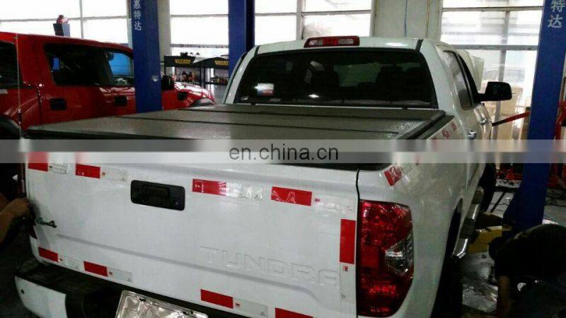 Best Saling AL. Four Fold Hard Tonneau Cover For Hilux Vigo 2012-2014