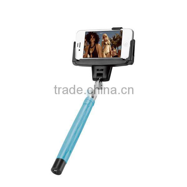 Extendable Selfie stick Pole Handheld for D09 iphone android Remote Control with Bluetooth Shutter