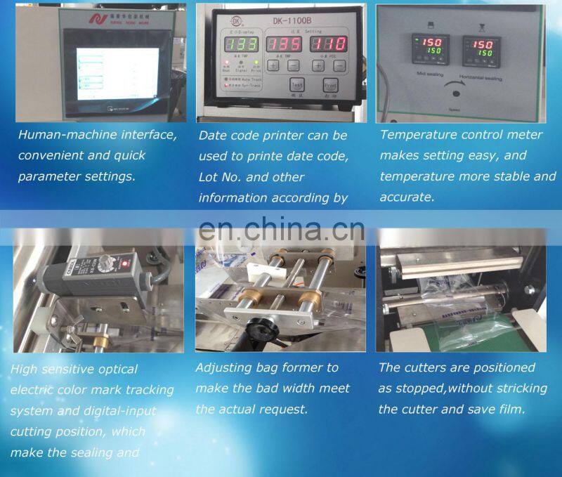 Semi/Full Automatic Moon cake Cookie Biscuit Pillow Bag Packing Machine