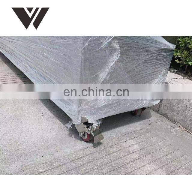 Weldon outdoor stainless steel windbreak glass cafe barrier, Pavement division Floor movable flower pot