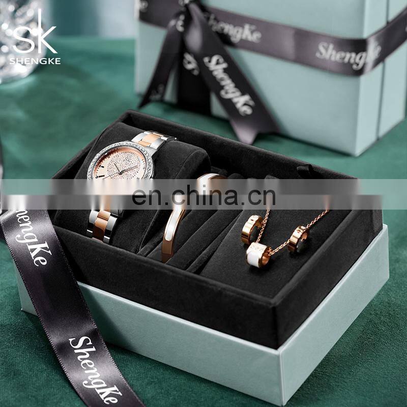 Wholesale Watch Box With Ribbon Red Green Gift Box Customized Logo Paper Wood Velvet Lining Box Sets