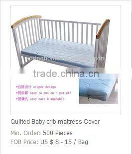 100 cotton plain white baby quilt