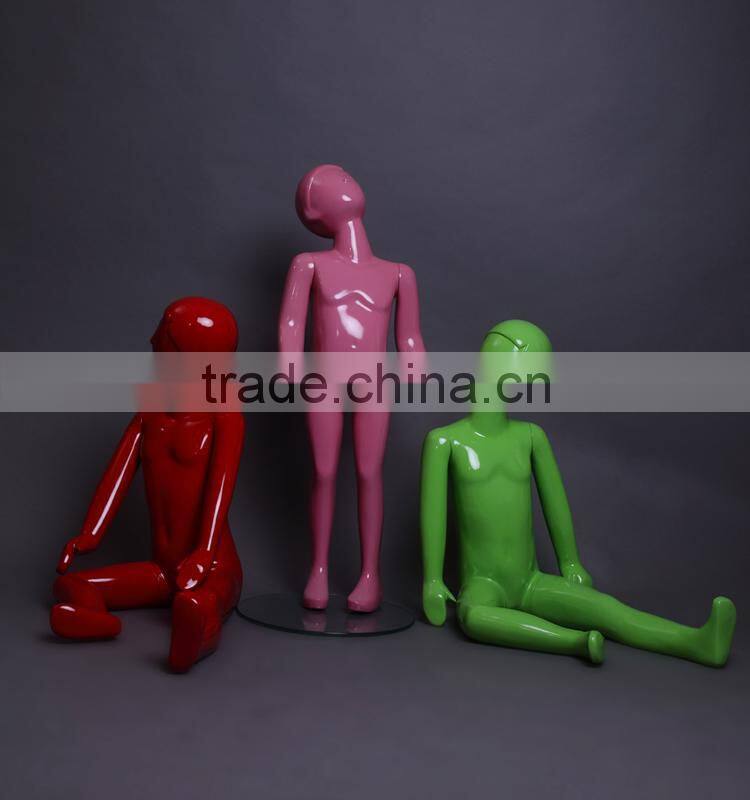 kid boy mannequin with sculptured hair