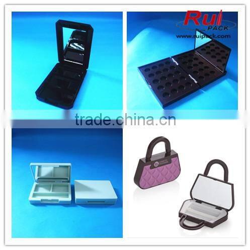 Black empty eyeliner tube with crown shaped cover, unique shape eyeliner case/container