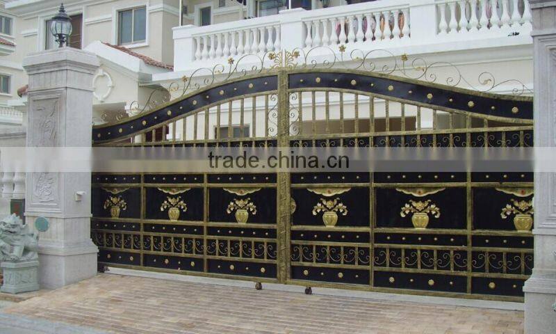 metal yard gates, steel door frame