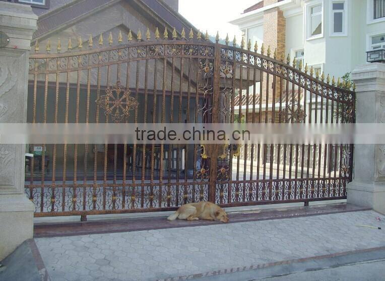steel gate, metal gate, gate for house, steel boundary gate, villa iron gate