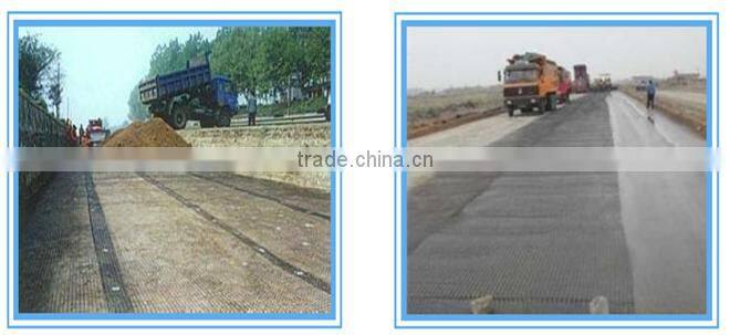 Fiberglass Geogrid Composite PP/PE Geotextile