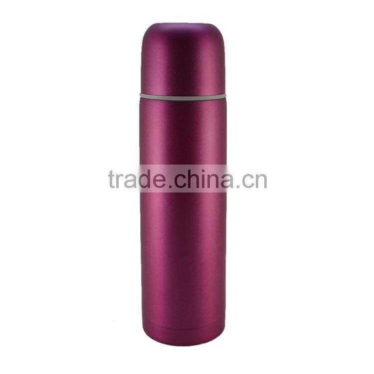 Newly Food Grade Promotional Fashional Concise large-caliber Double Wall Stainless Steel Vacuum Flask