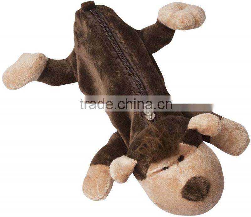 monkey plush pencil case , Plush Animal Pencil Case monkey
