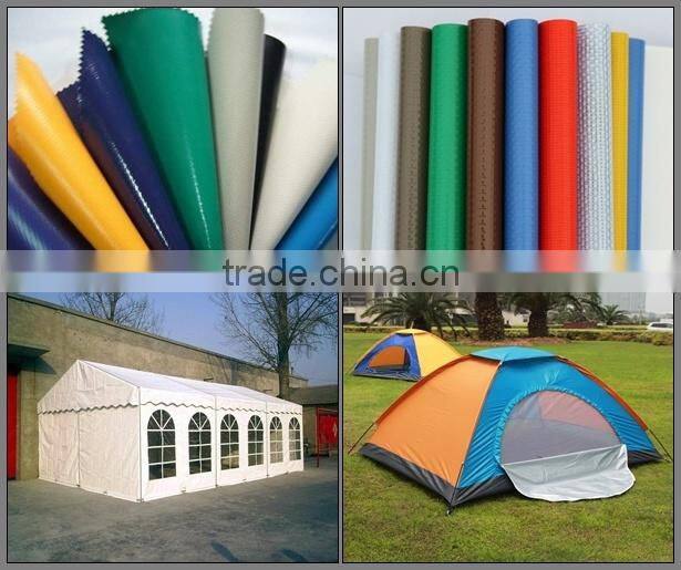 Canvas PVC Coated Tarpaulin Fabric With Fire Retardant Treatment