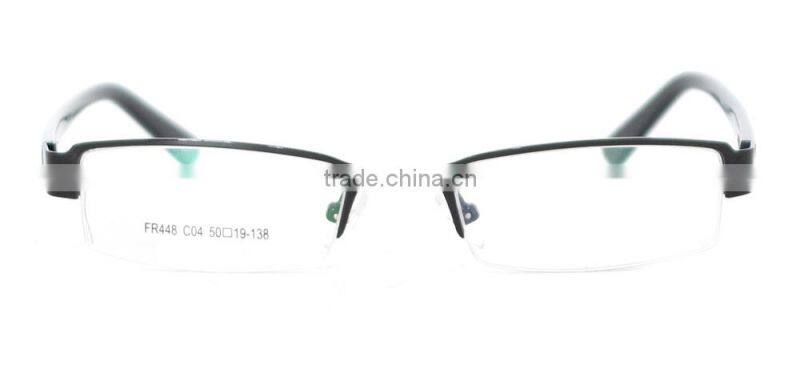 half frame eye glasses frame and spectale fancy glases frame for women and men