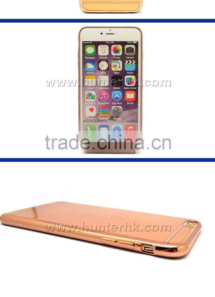 Plated Ultra Thin TPU Gel Case For iphone6