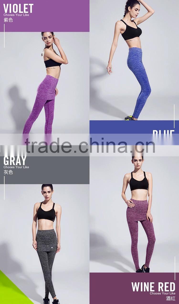 Latest style skinny sport joggers women trousers