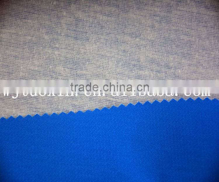 high stretch houndstooth jacquard bonded jersey fabric