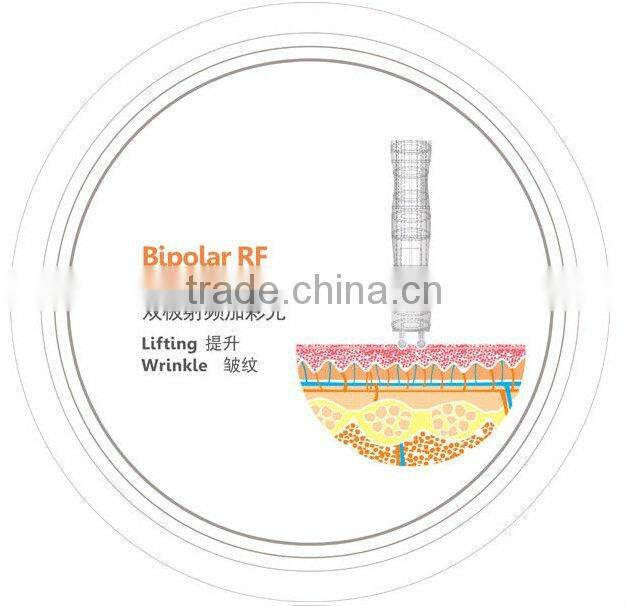 Vacuum tripolar rf cavitation machine