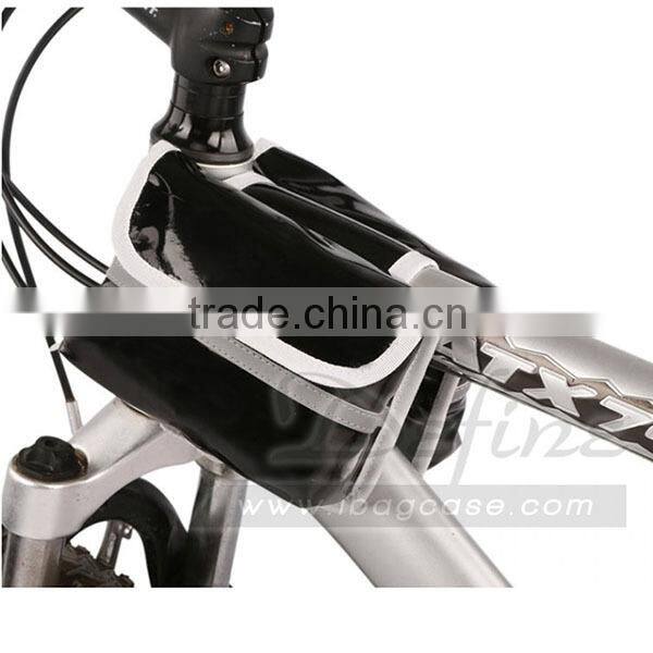 The Bicycle Front Bag Top tube Double Bag bike mobile Phone bag best bike frame bag