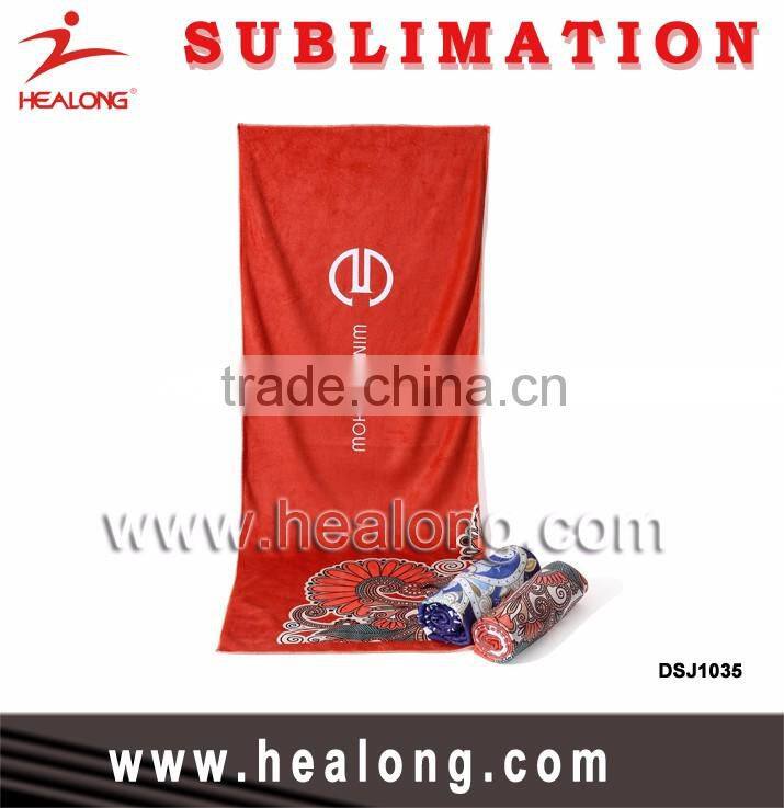 Hot Sale 100% Customized Sublimation Hand Gym Yoga Golf Sport Beach Bath Towel