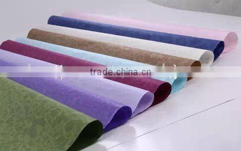 Decorative silk flower wrapping paper